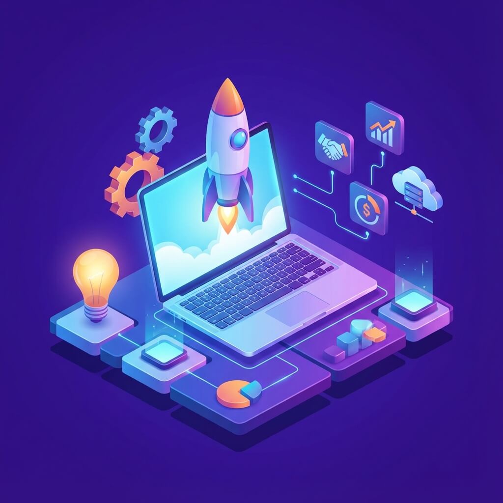 Custom SaaS & CRM Solutions - Business Software Development for Startups