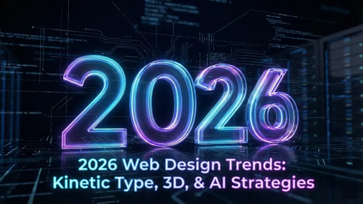 2026 Web Design Trends: Kinetic Type, 3D, & AI Strategies