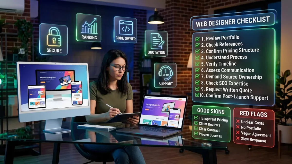 How to Choose a Web Designer: 10-Point Checklist