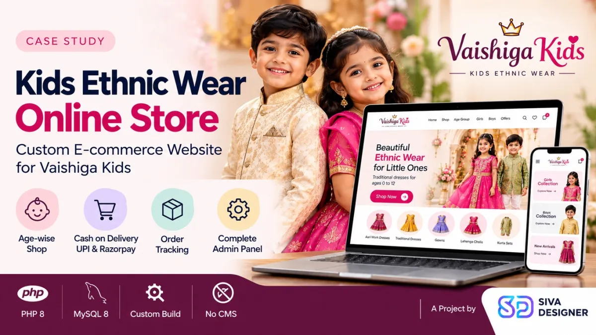 Case Study: Custom E-Commerce Website for a Clothing Brand